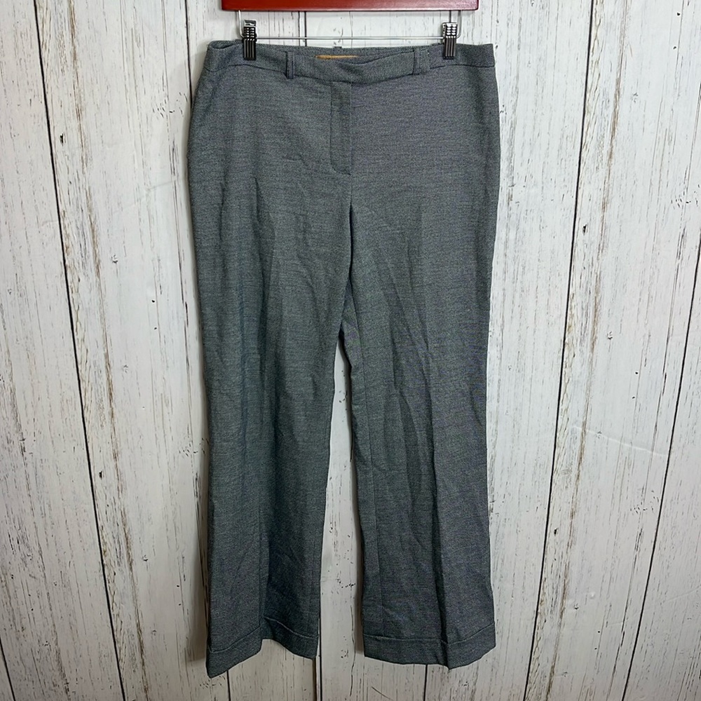 Ellen Tracey Black White Trousers Size 6